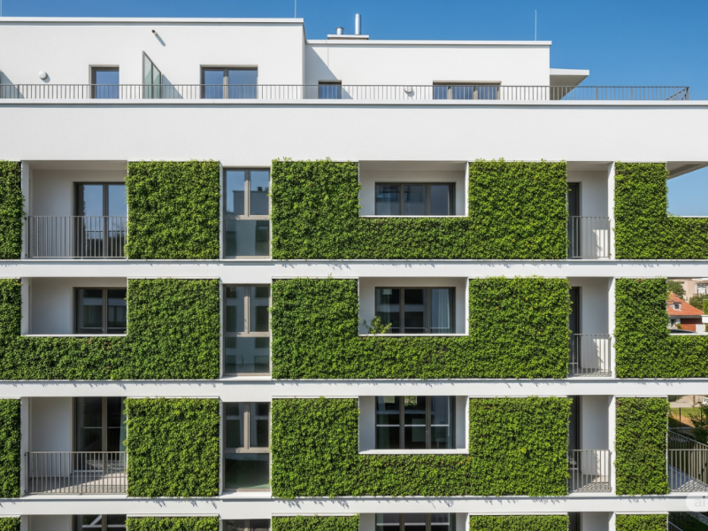 Panel Hijau Vertikal, Menyatukan Estetika dan Kenyamanan Termal dalam Hunian